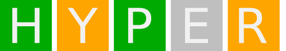The Hyper Wordle Logo. Press enter to go to the home page
